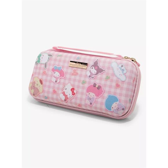 Sonix Sanrio Hello Kitty and Friends Gingham Nintendo Switch Carrying Case - Picture 3 of 4